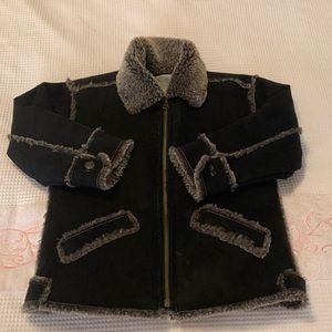 Widgeon boys faux fur coat